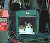 Canine Camper Dog Crate in SUV