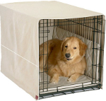 Dog Crate Cover in Khaki