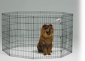 Midwest Black E-Coat Exercise Pen dog kennel