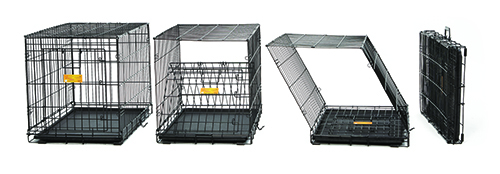 life stages double door dog crate