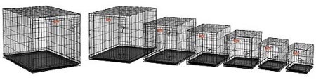 Array of Seven Single Door iCrates From Model 1548 (left) to 1518 (right)